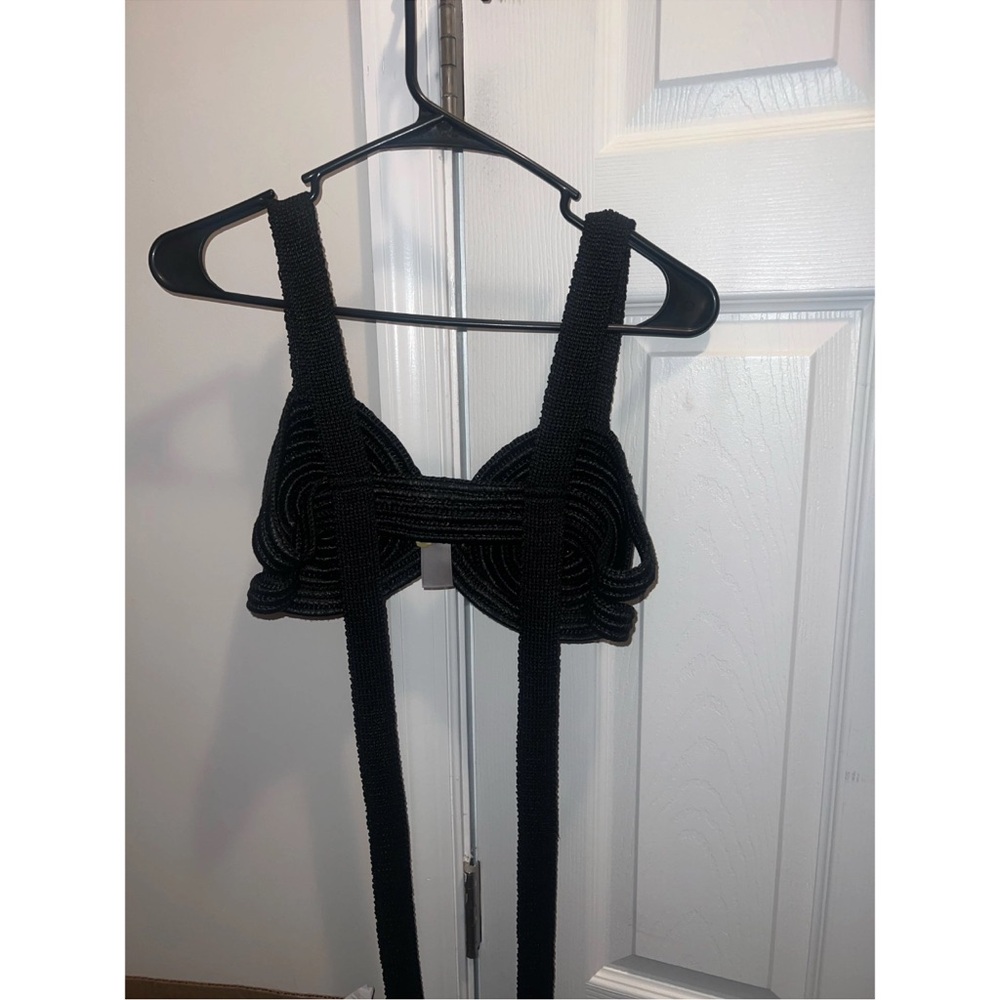 Cult Gaia Black Spiral Bra - Picture 4 of 5